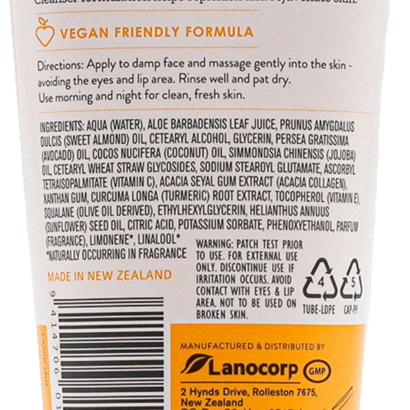 by nature Vitamin C + Collagen Cream Cleanser; image 2 of 3