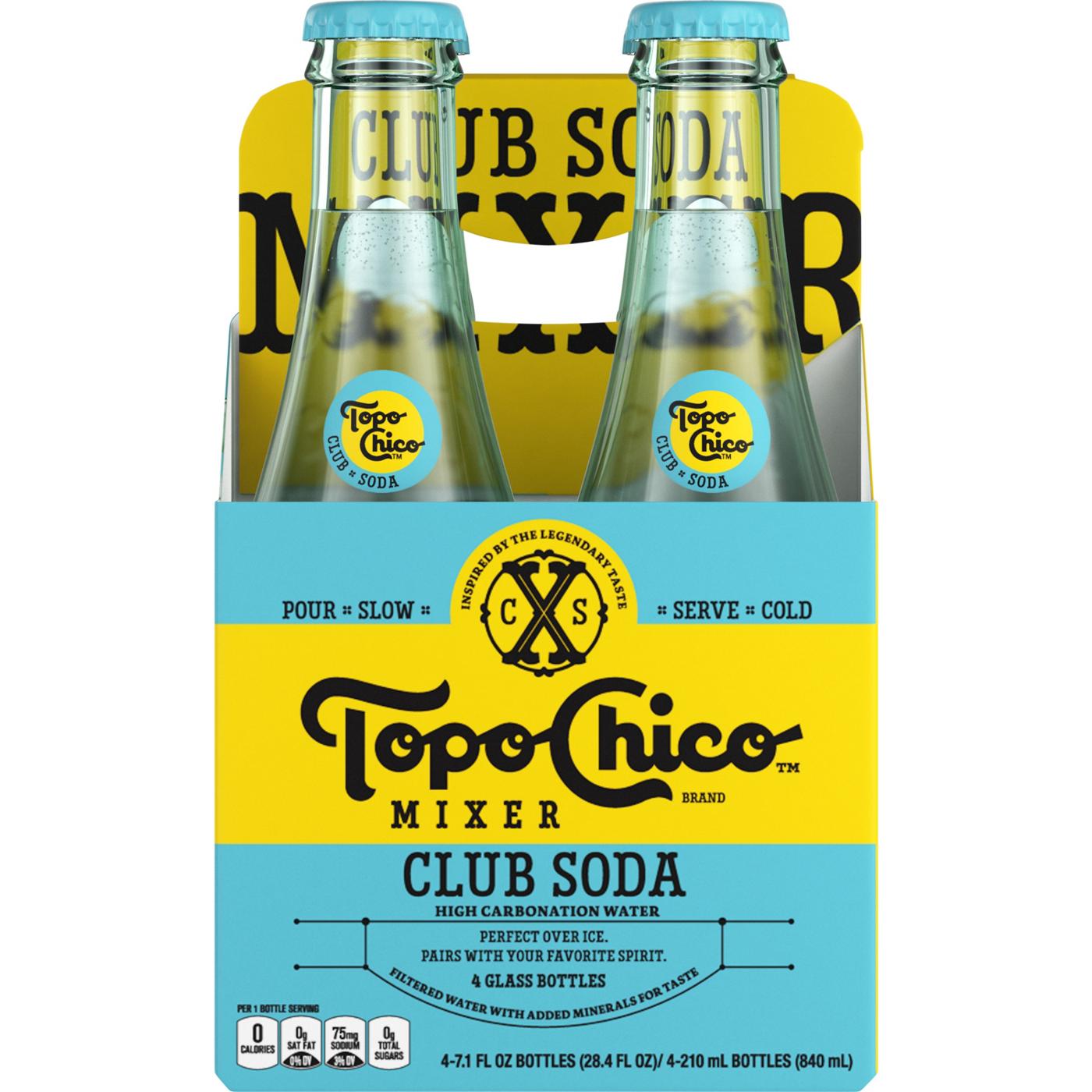 Topo Chico Mixer Club Soda Glass Bottle; image 1 of 3