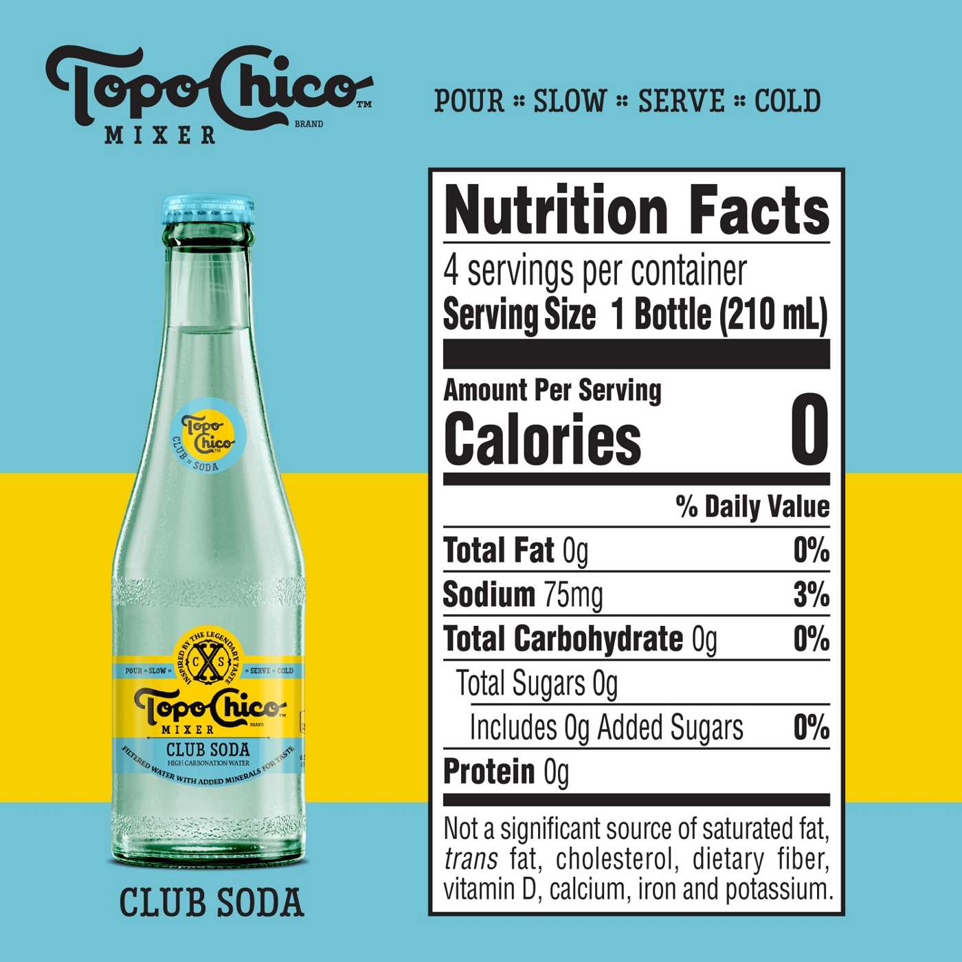 Topo Chico Mixer Club Soda Glass Bottles; image 2 of 4