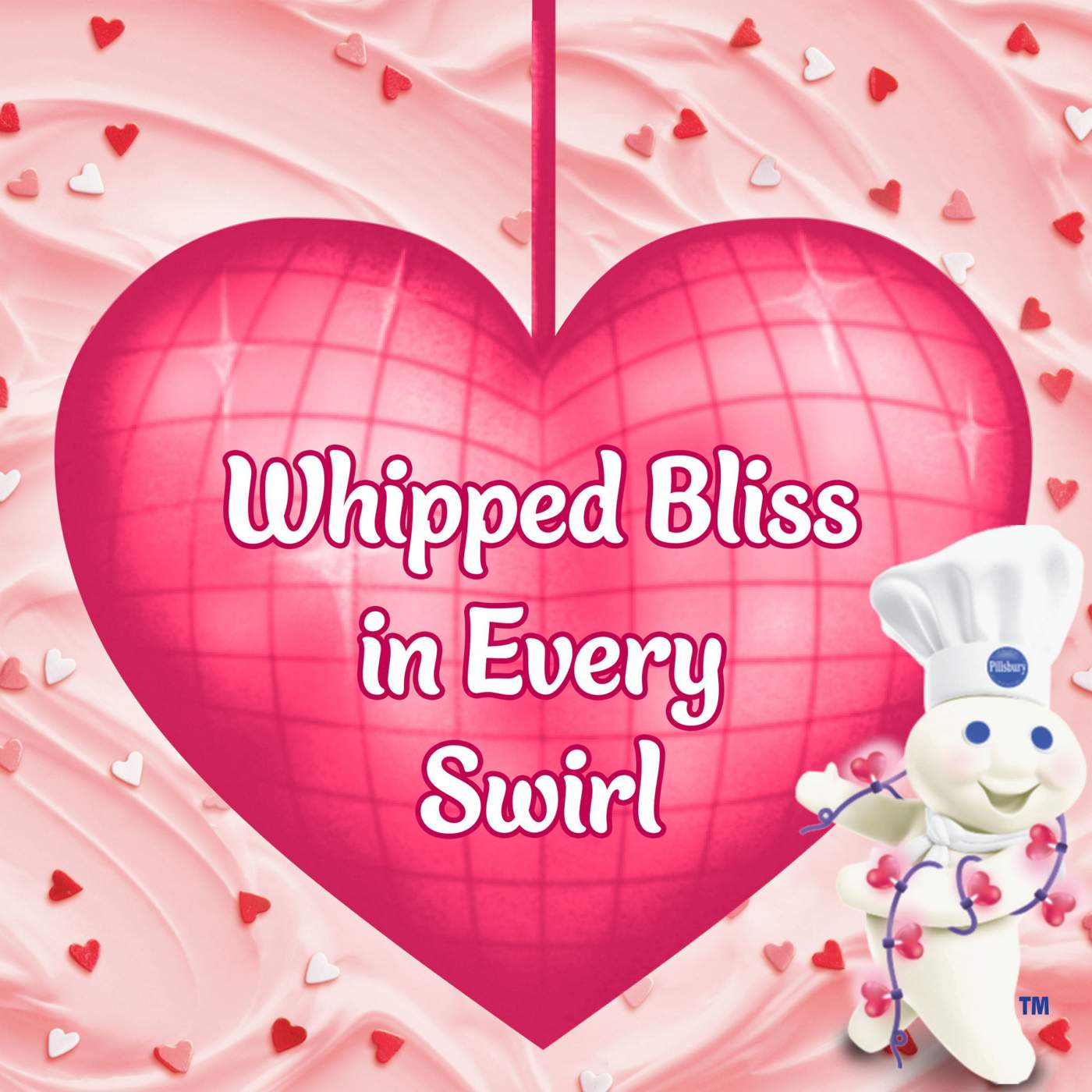 Pillsbury Whipped Funfetti Frosting - Strawberries & Cream; image 9 of 9