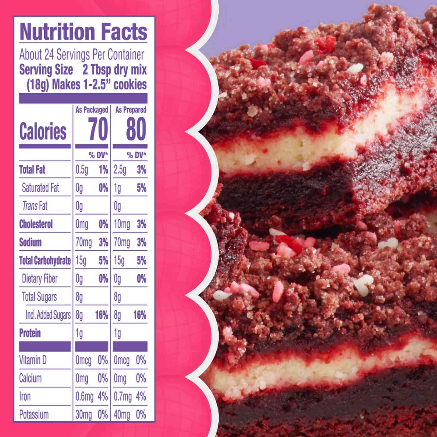 Pillsbury Funfetti Cookie Mix - Red Velvet; image 9 of 9