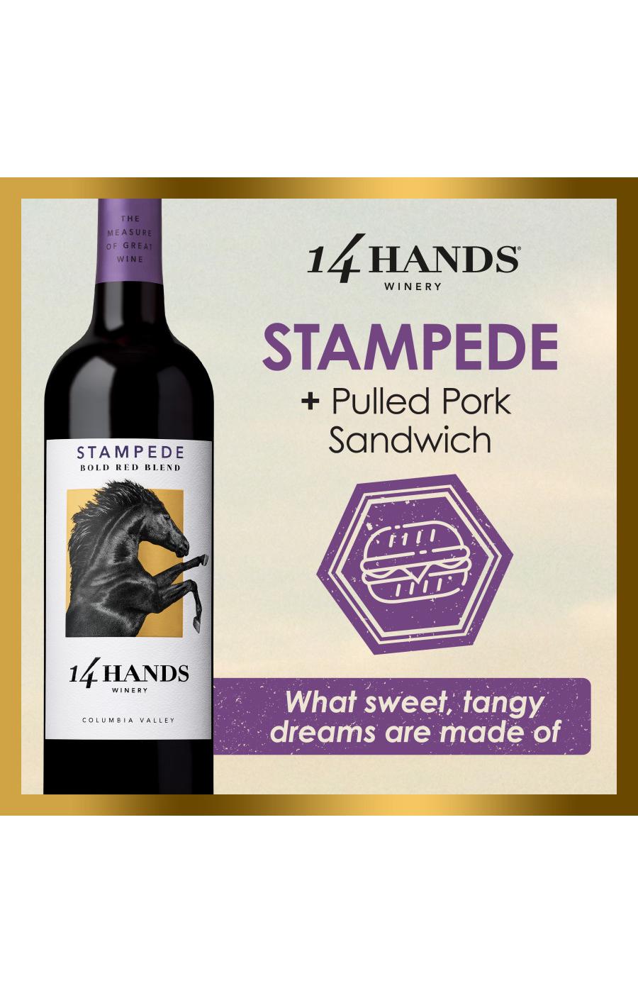 14 Hands Winery Stampede Bold Red Blend; image 4 of 6