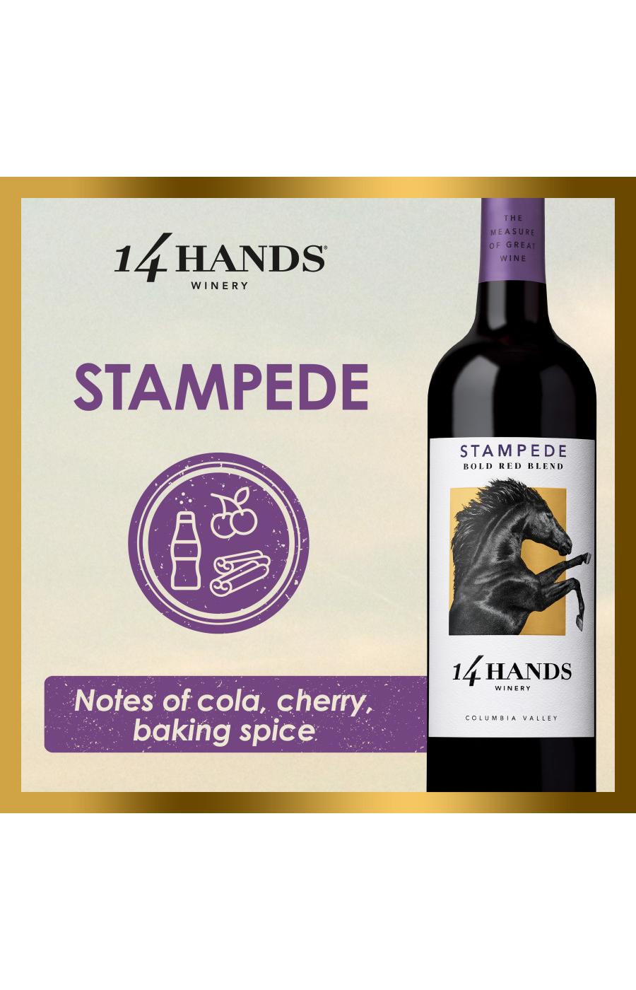 14 Hands Winery Stampede Bold Red Blend; image 6 of 6