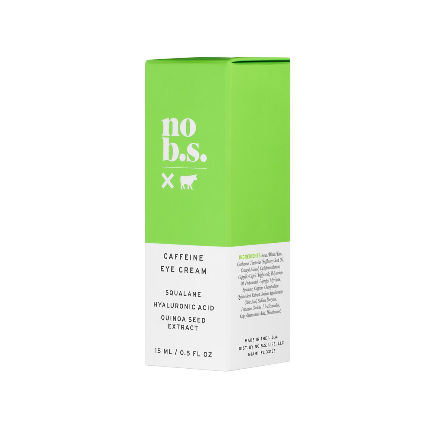 No B.S. Caffeine Eye Cream; image 6 of 9