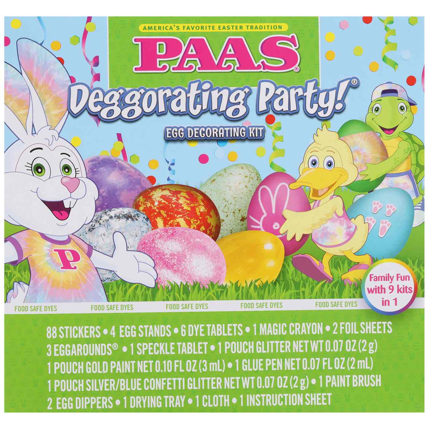 PAAS Deggorating Party Easter Egg Decorating Kit; image 1 of 2