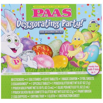 PAAS Deggorating Party Easter Egg Decorating Kit