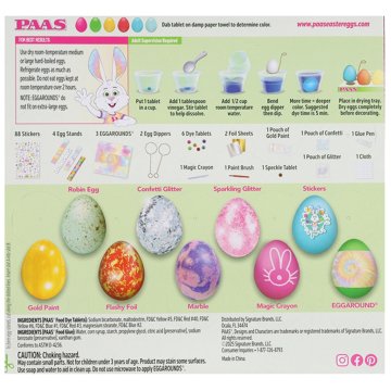 PAAS Deggorating Party Easter Egg Decorating Kit