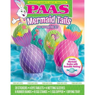 PAAS Mermaid Tails Easter Egg Decorating Kit