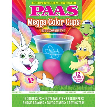PAAS Megga Color Cups Easter Egg Decorating Kit