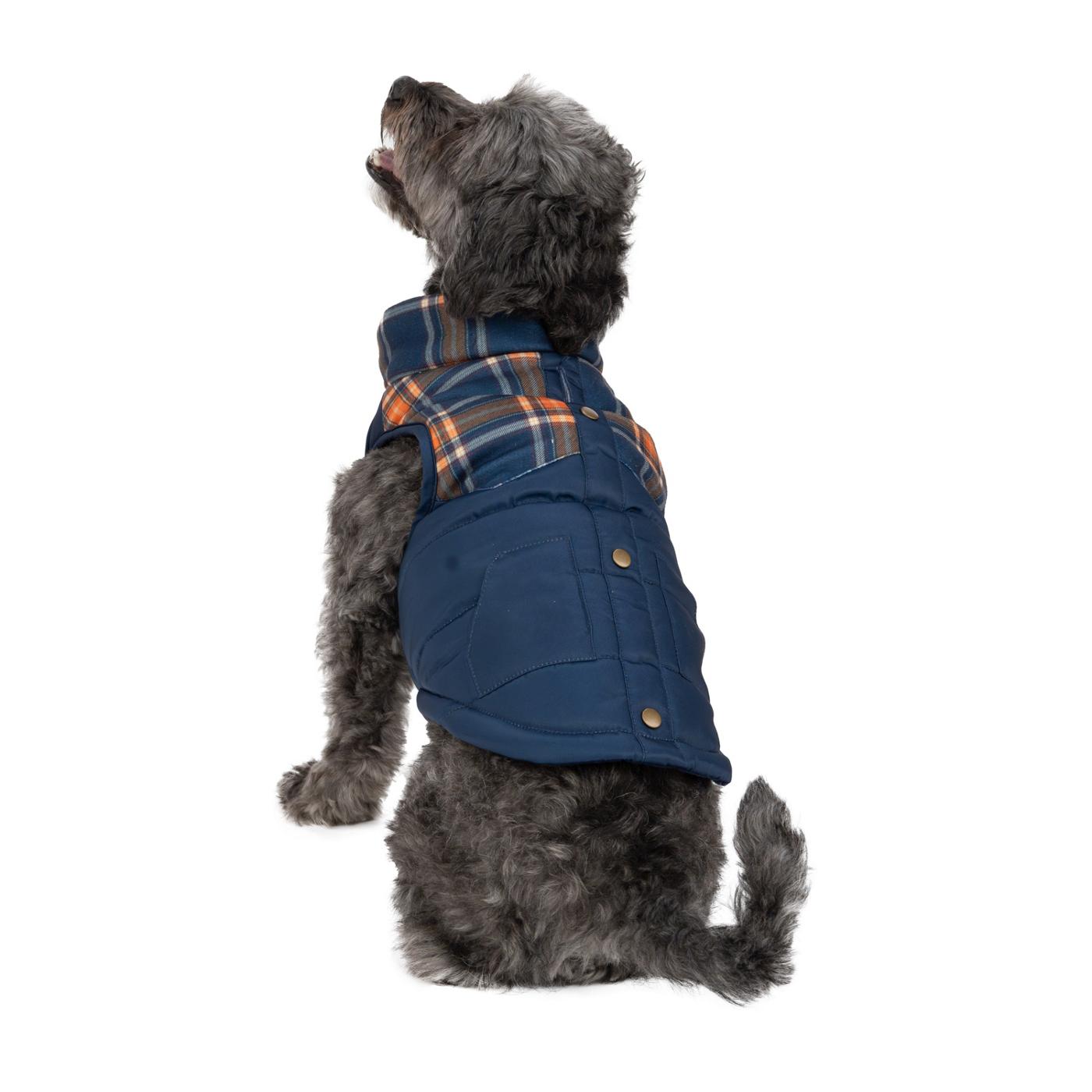 Simply Dog Plaid Yoke Bomber Jacket Medium; image 1 of 3