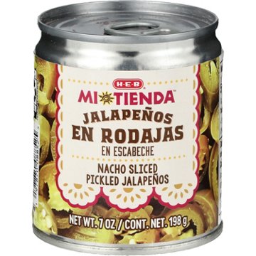 H-E-B Mi Tienda Nacho Sliced Pickled Jalapeños Rodajas en Escabeche