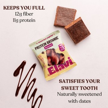 Elavi Chocolate Protein Brownie