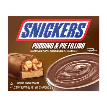 Snickers Instant Pudding & Pie Filling, 2.55 oz