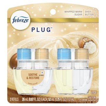Febreze Plug Soothe & Restore Scented Oil Refills