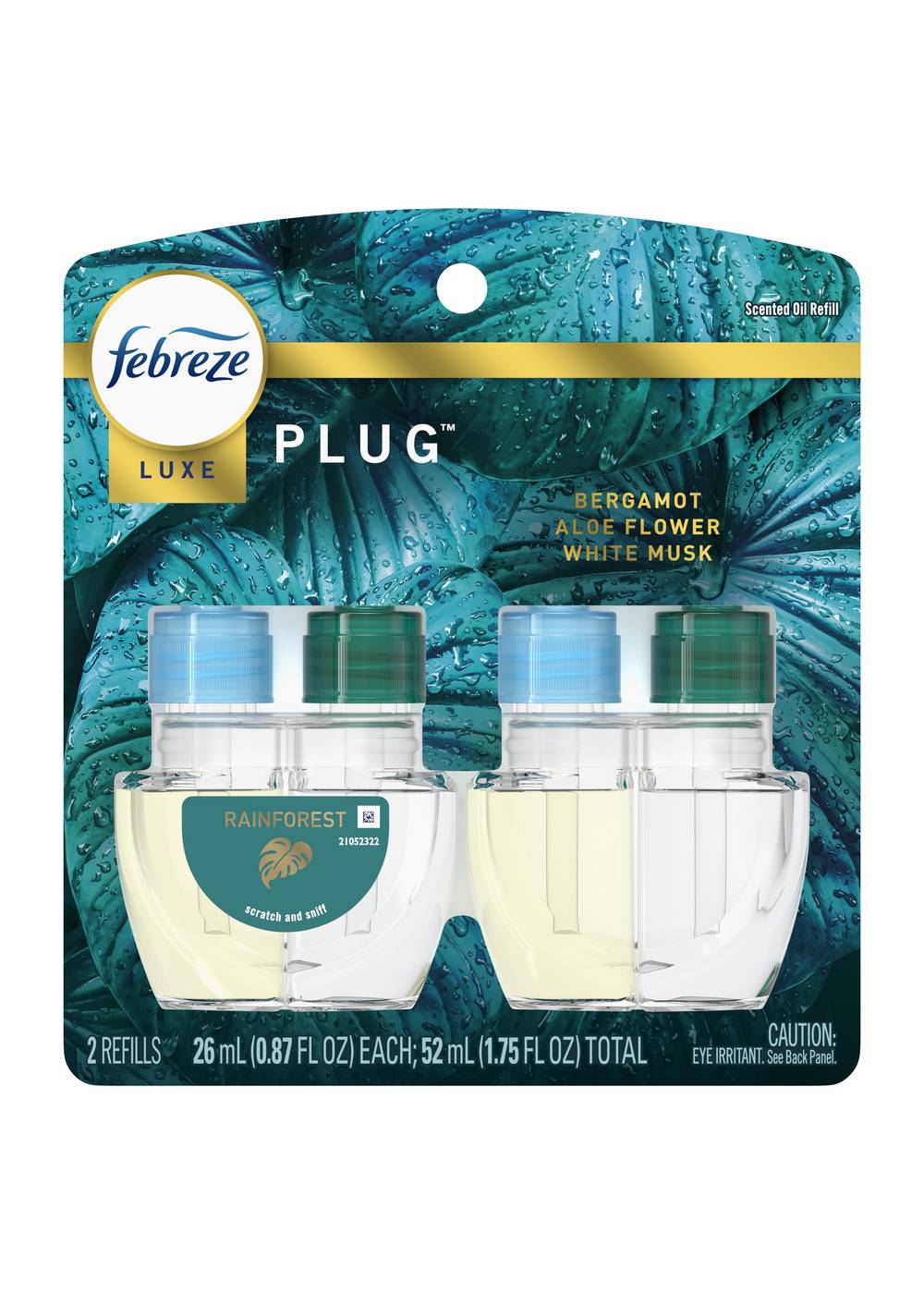 Febreze Luxe Plug Rainforest Scented Oil Refills; image 1 of 2