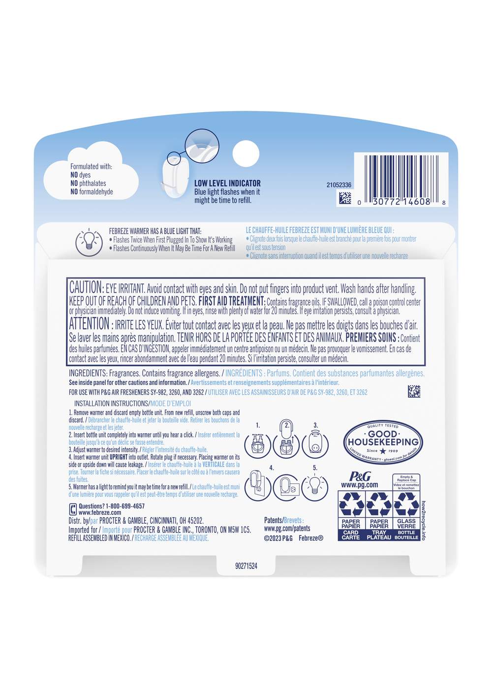 Febreze Luxe Plug In Air Freshener Odor-Fighting Scented Oil Refill - Rainforest; image 2 of 10