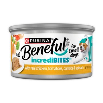 Beneful Small Breed Wet Dog Food, IncrediBites Loaf With Real Chicken Recipe