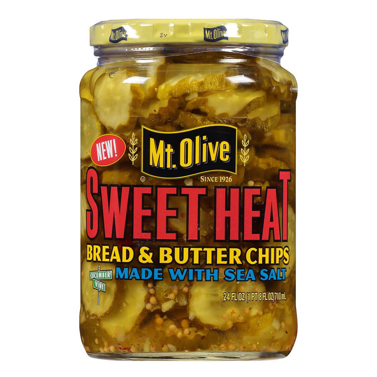 Mt. Olive Sweet Heat Bread & Butter Chips with Sea Salt - Shop