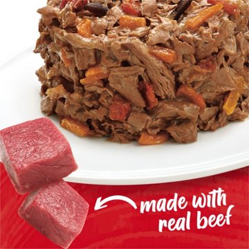 Beneful Purina Small Breed High Protein Wet Dog Food With Gravy IncrediBites - Real Beef
