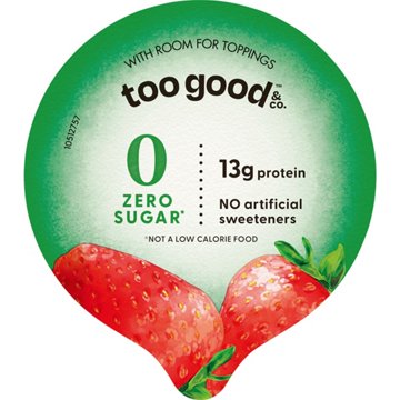 Too Good & Co. Zero Sugar Greek Yogurt - Strawberry