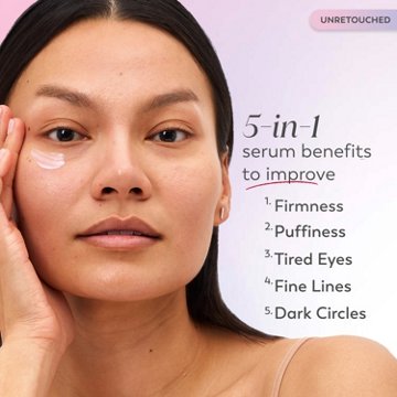 Olay Super Eye Serum - Vitamin C, Caffeine, Niacinamide, Amino Peptide, Aloe Vera - Brightens Dark Circles, 0.45 oz