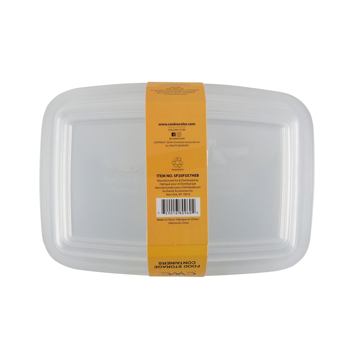 Cook With Color Pineapple Rectangle Food Storage Containers & Lids, 10 pk; image 4 of 4