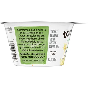 Too Good & Co. Zero Sugar Greek Yogurt - Vanilla