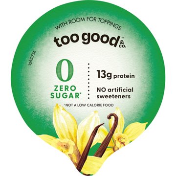 Too Good & Co. Zero Sugar Greek Yogurt - Vanilla