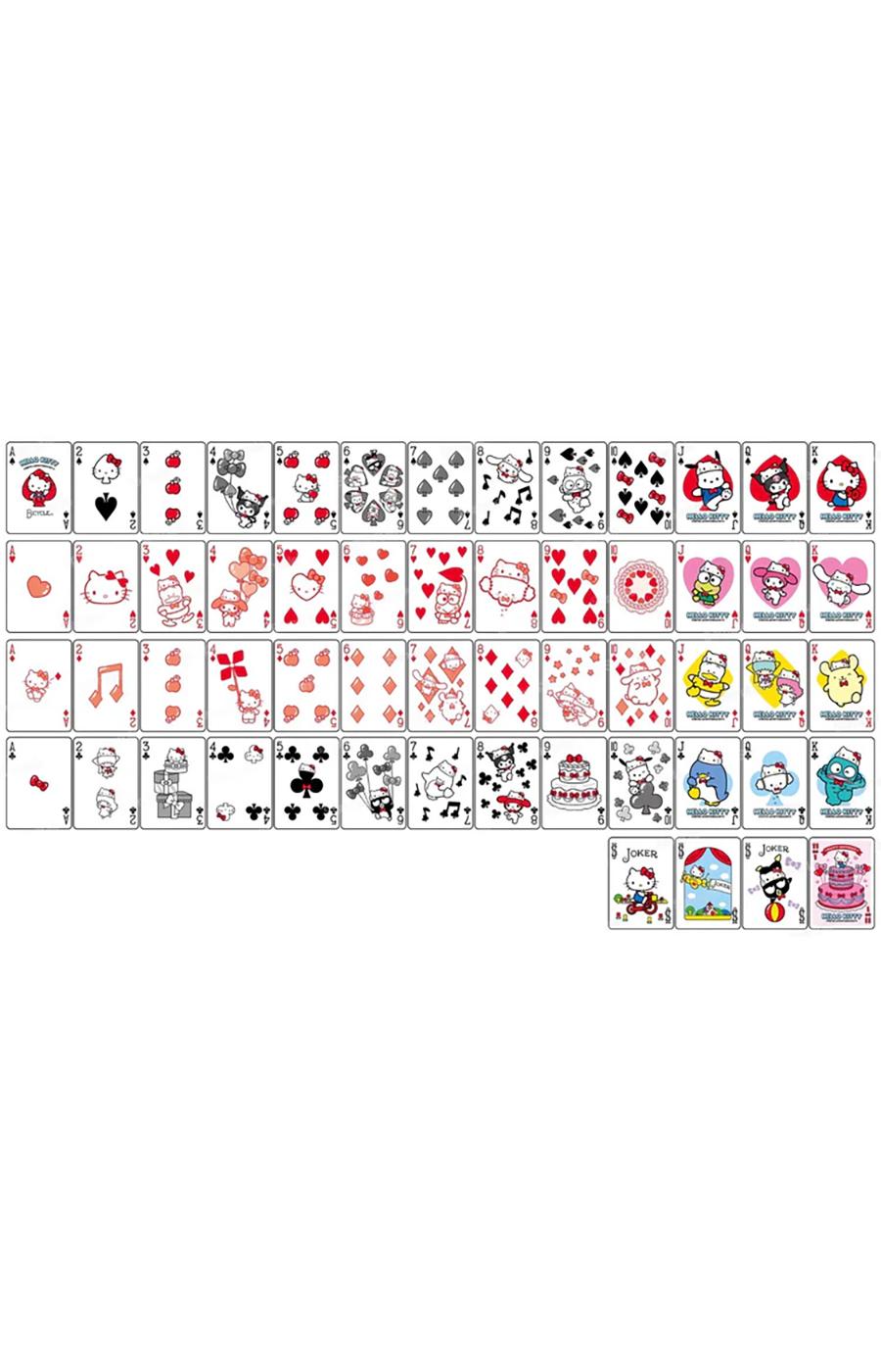 Bicycle Hello Kitty 50th Anniversary Playing Cards; image 3 of 4