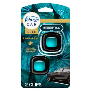 Febreze Car Luxe Clips - Rainforest