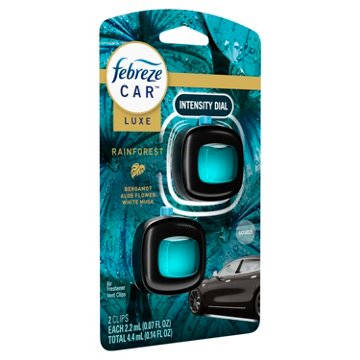 Febreze Car Luxe Clips - Rainforest