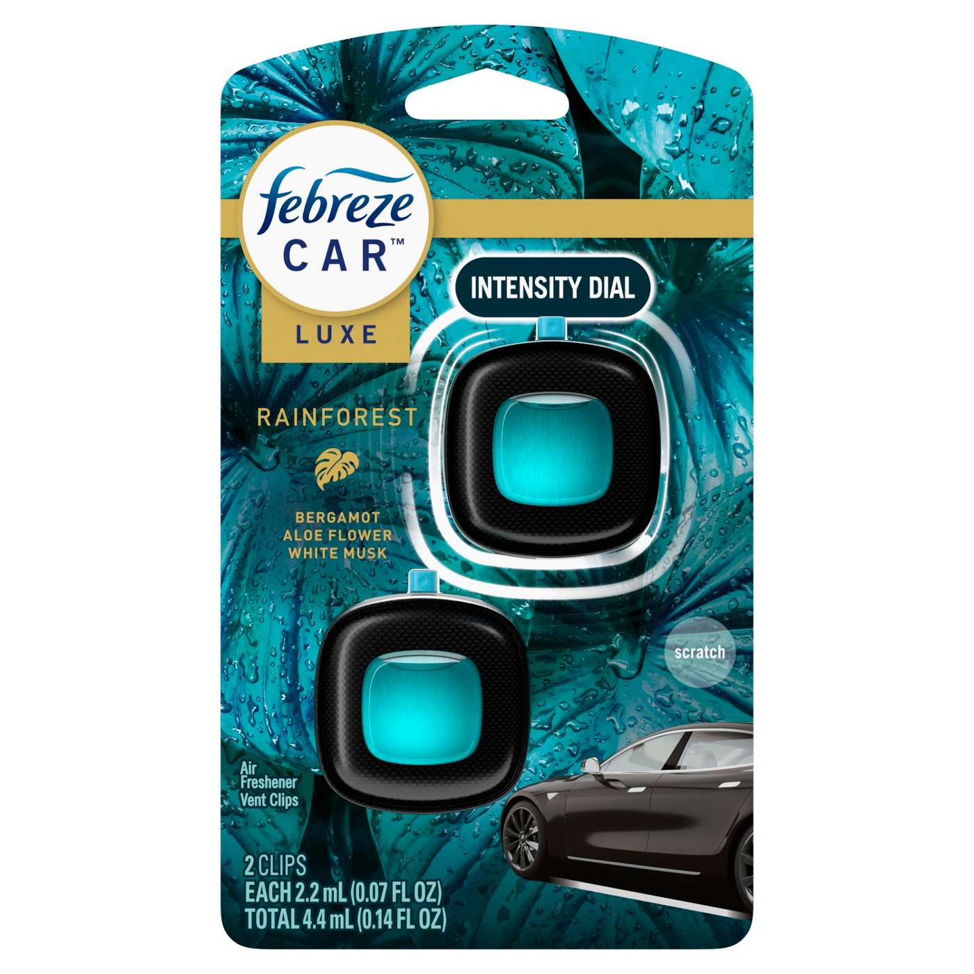 Febreze Car Luxe Clips - Rainforest; image 8 of 10