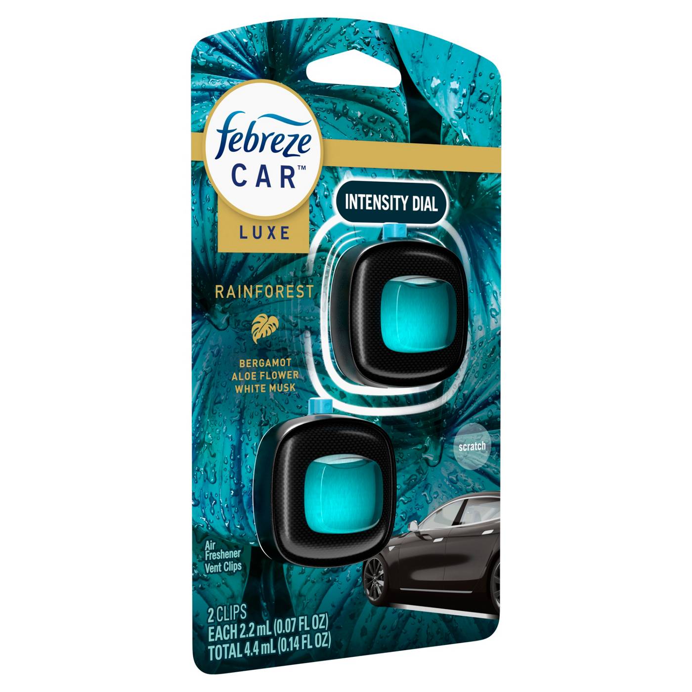 Febreze Car Luxe Clips - Rainforest; image 9 of 10