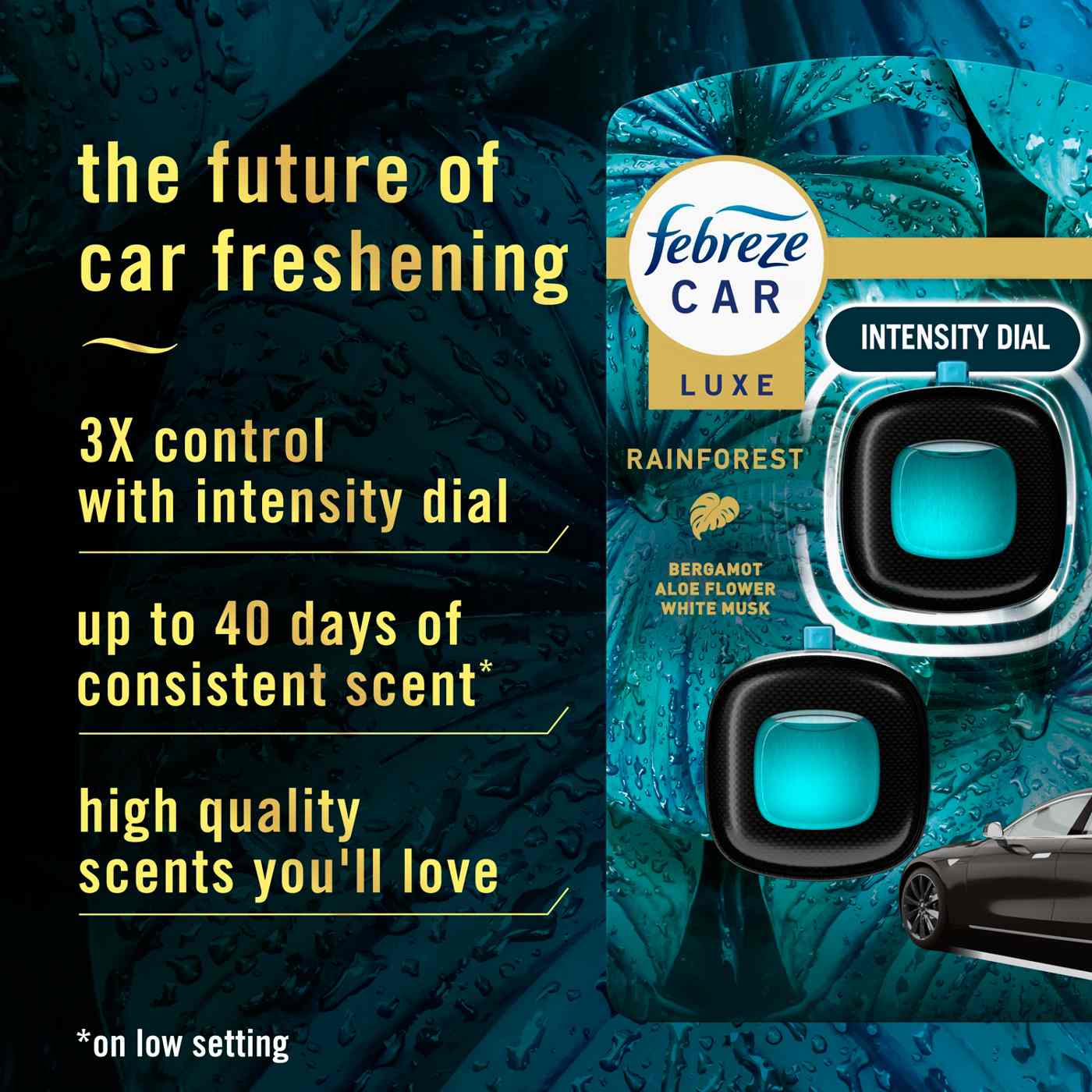 Febreze Car Luxe Clips - Rainforest; image 10 of 10