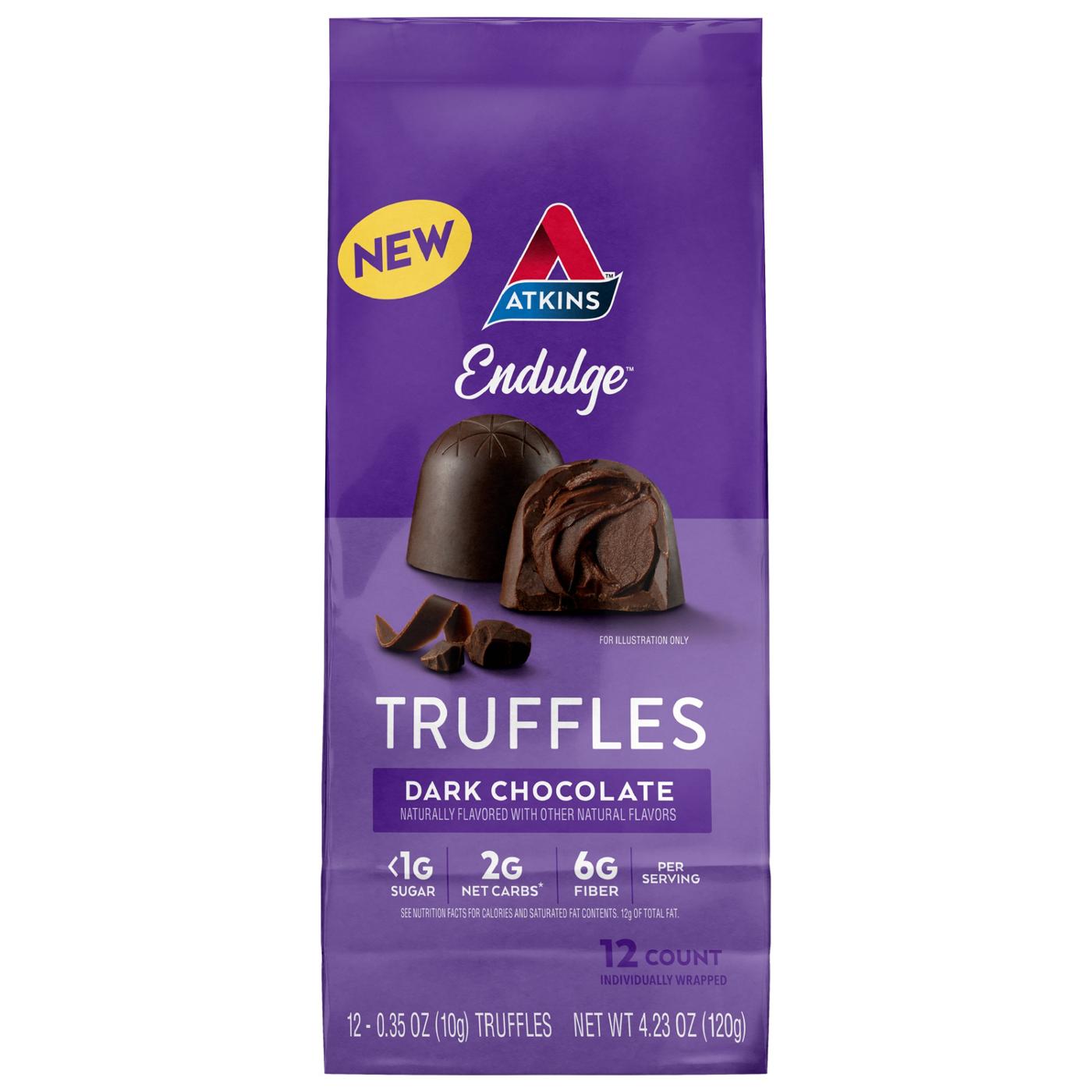 Atkins Endulge Truffles - Dark Chocolate; image 1 of 2