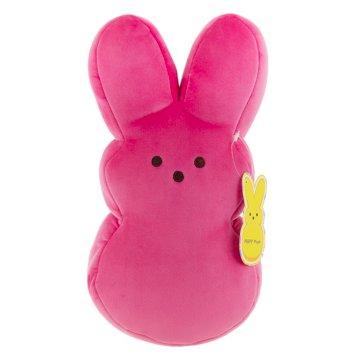 Peeps Bunny Easter Plush - Dark Pink, 15"