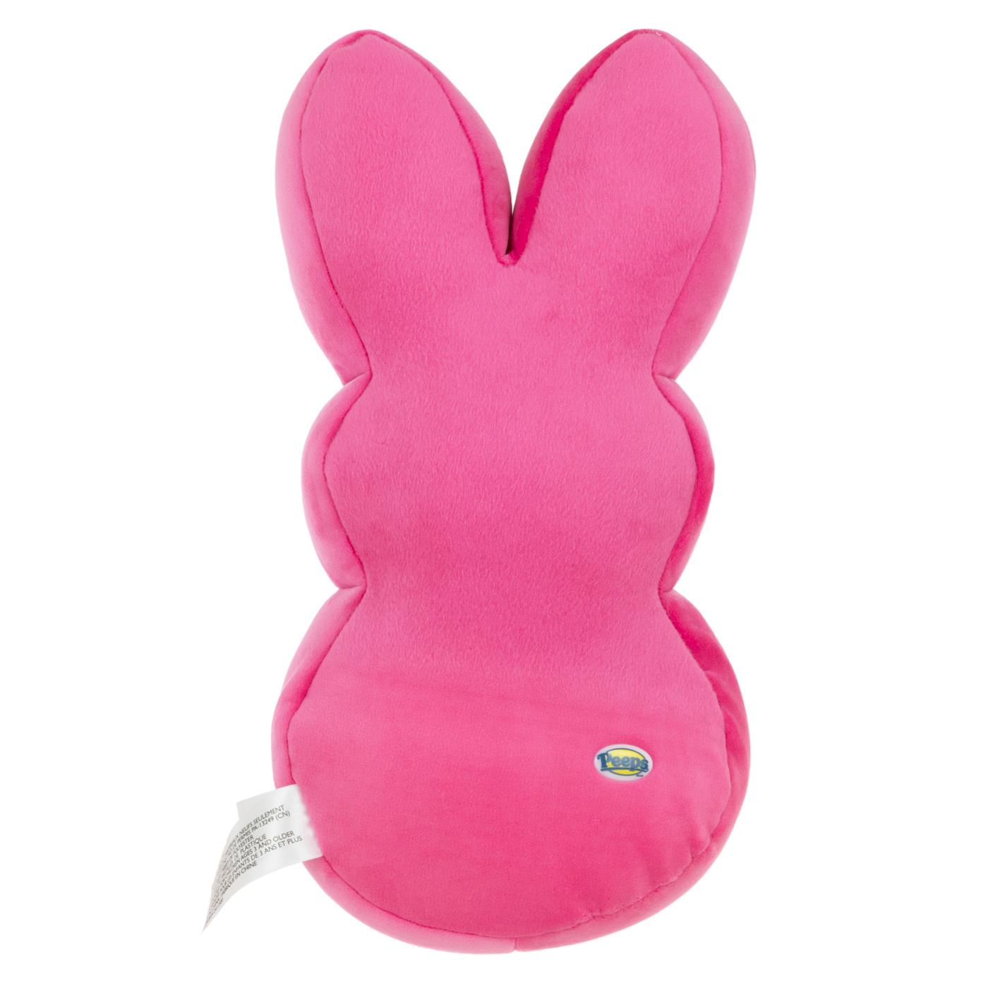 Peeps Bunny Easter Plush - Dark Pink; image 5 of 5