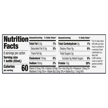 Oikos Pro 10g Protein Strawberry Yogurt Drink 3.1 oz Bottles, 6 ct