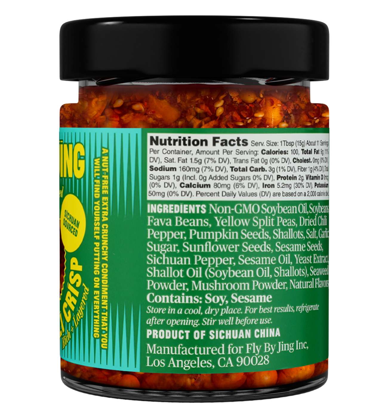 Fly By Jing Xtra Crunchy Sichuan Chili Crisp; image 2 of 4