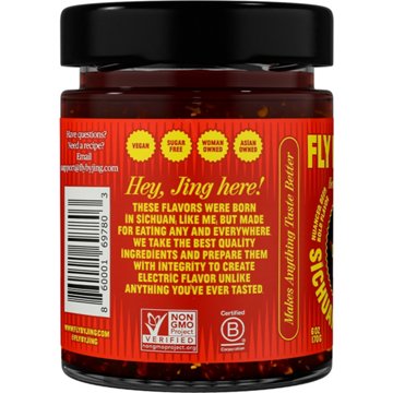 Fly By Jing Original Sichuan Chili Crisp Hot Sauce, 6 oz
