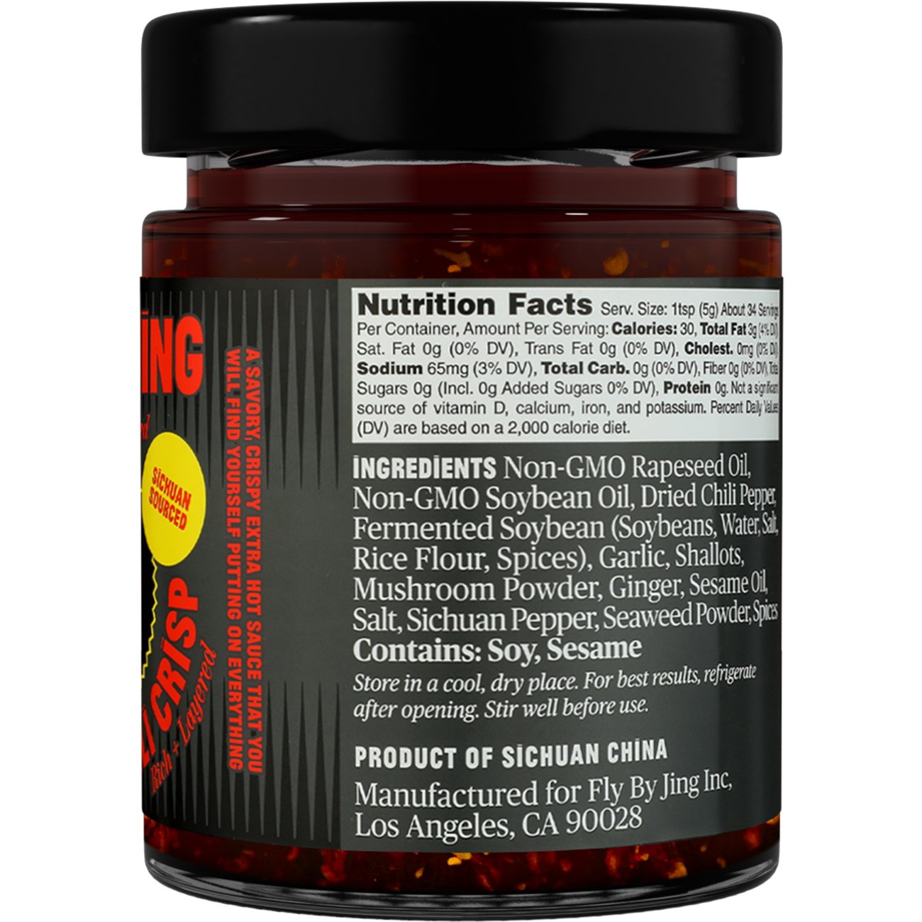 Fly By Jing Xtra Spicy Sichuan Chili Crisp Hot Sauce - Shop Hot