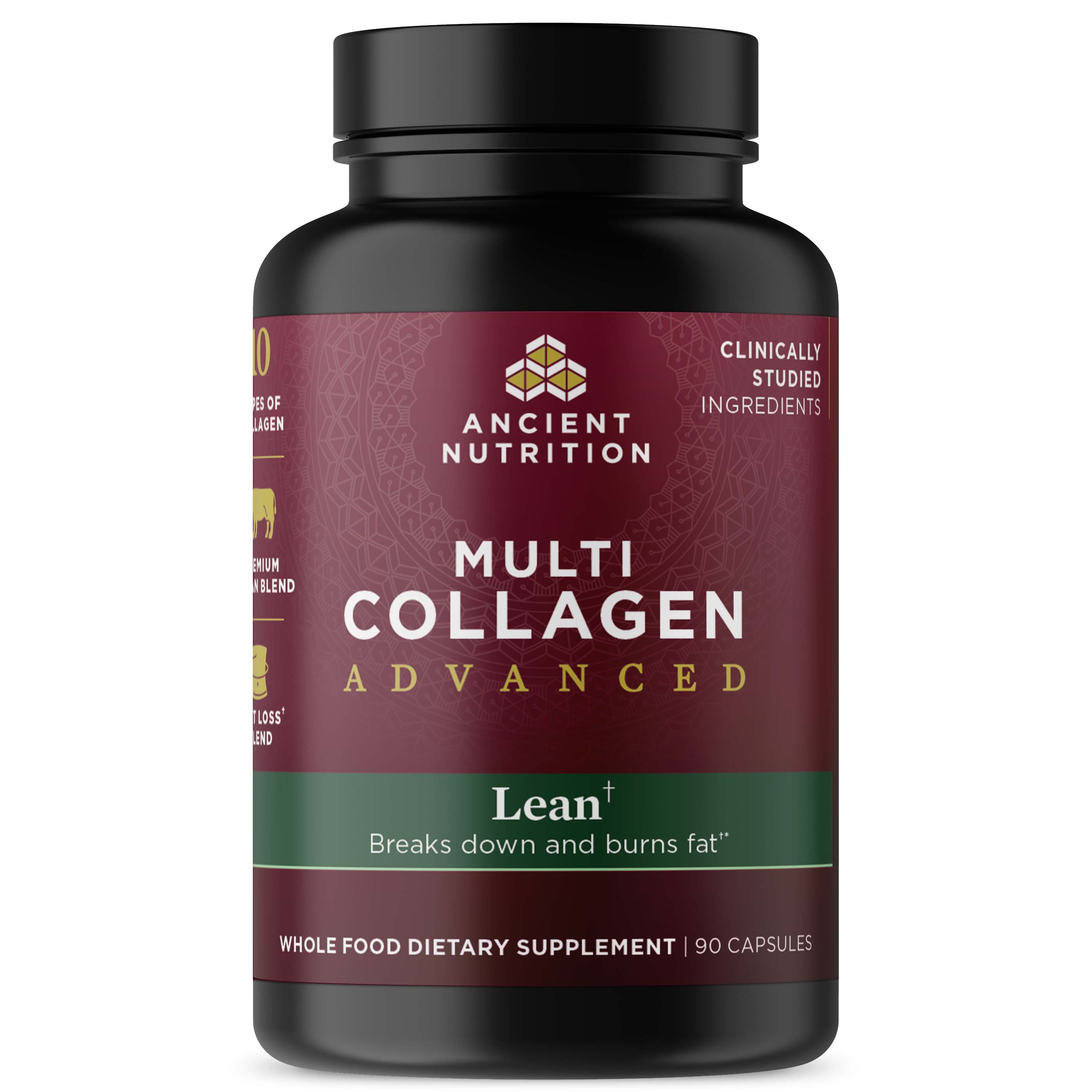 Ancient Nutrition Multi Collagen Advanced Lean Capsules - Shop Diet ...