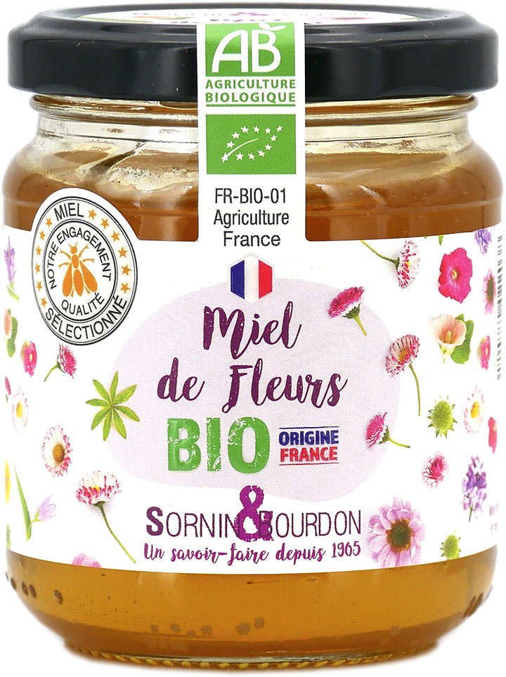 Miel Besacier French Organic Polyfloral Honey, 8.82 oz | Central