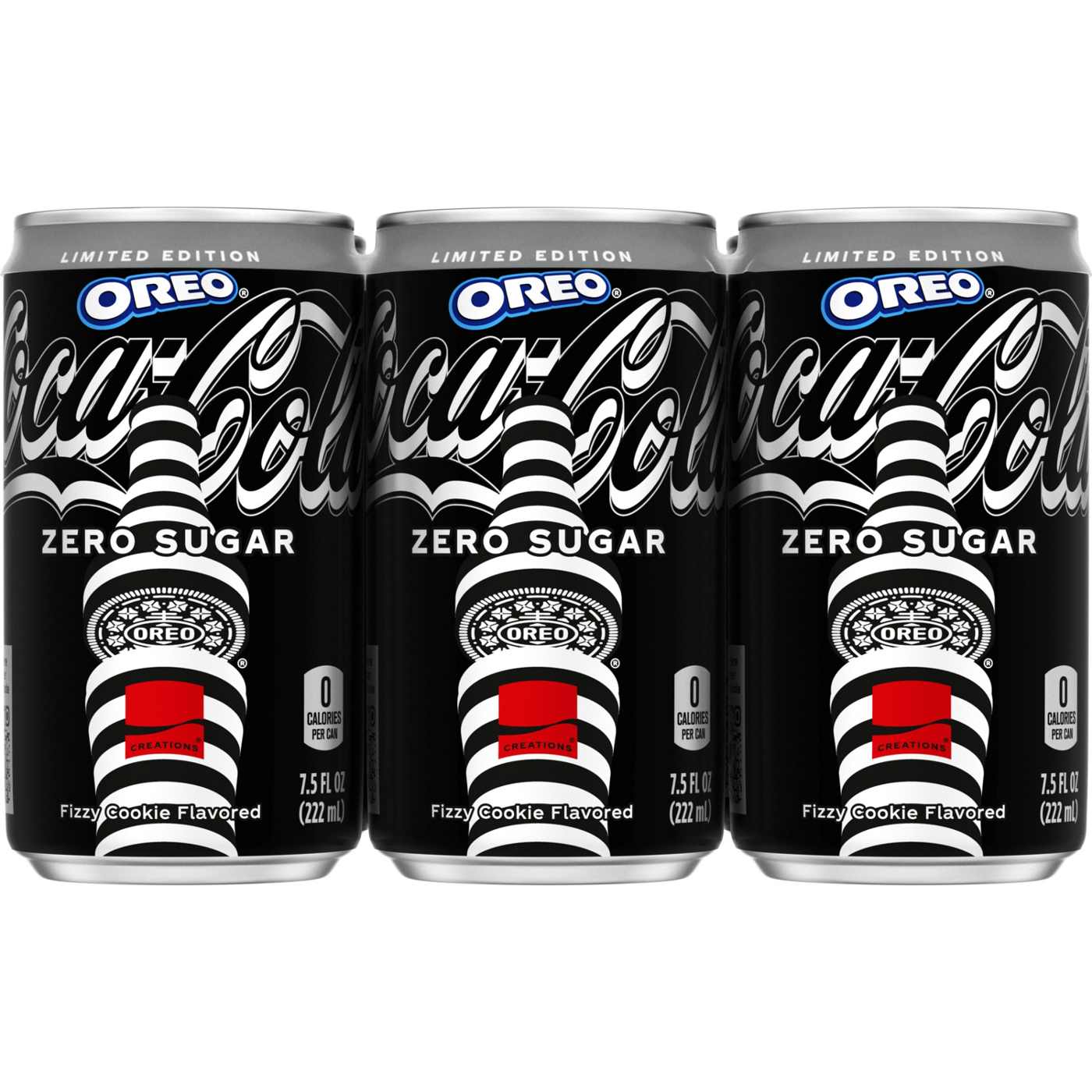 Coca-Cola Coke Zero Sugar Oreo 6 Pack Mini Cans; image 2 of 7