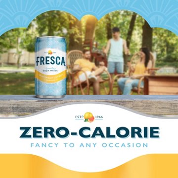 Fresca Citrus Soda Soft Drink Fridge Pack 10 pk Mini Cans