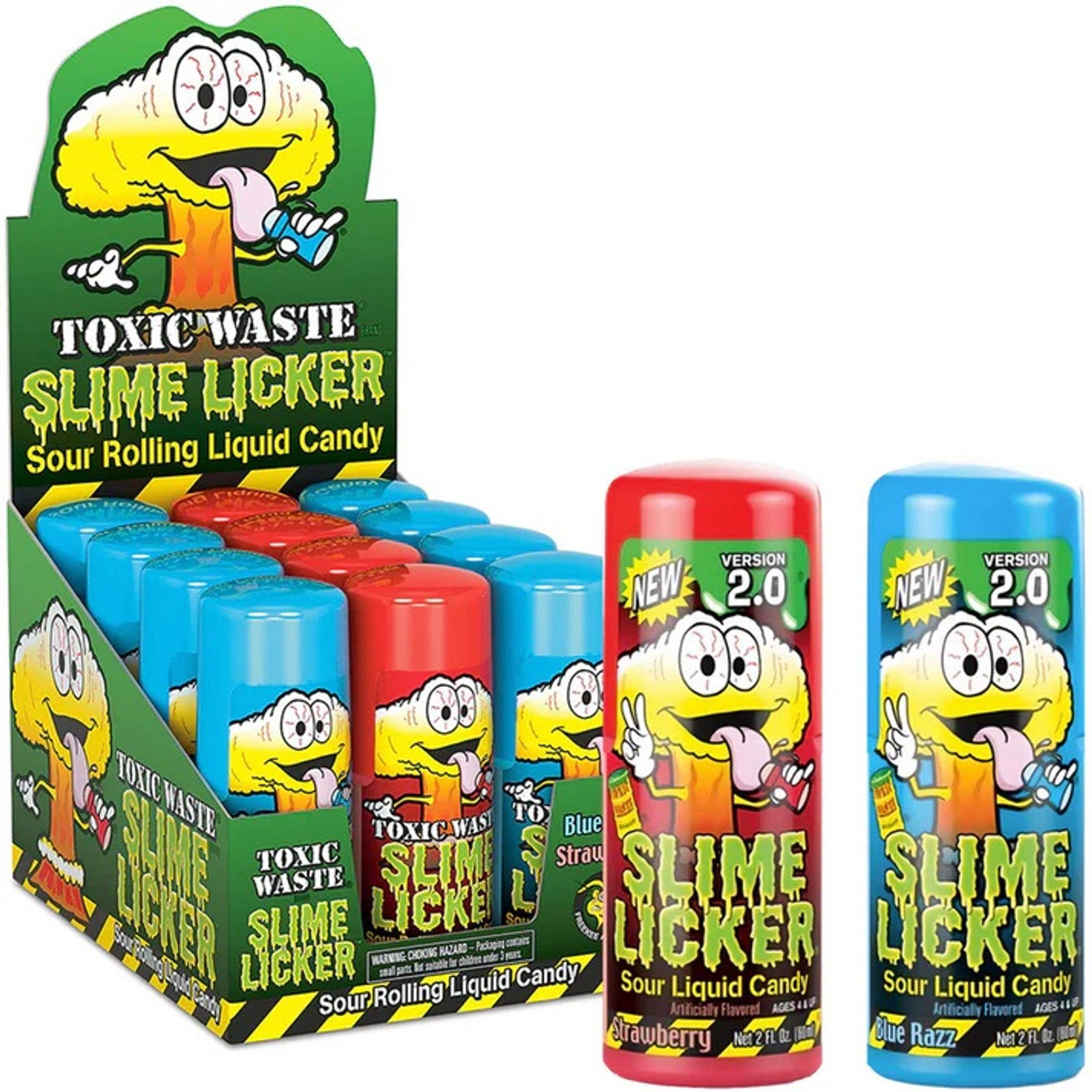 Toxic Waste Slime Licker 2.0 Sour Liquid Candy - Assorted, 2 fl oz