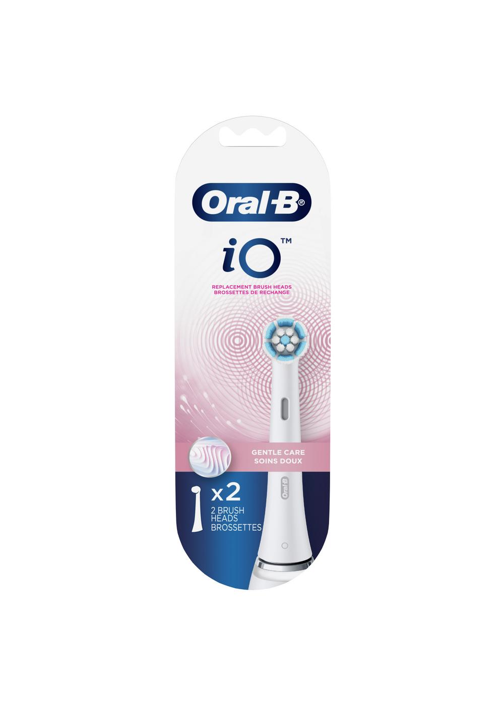 Oral-B iO Gentle Care Replacement Electric Toothbrush Heads; image 1 of 3