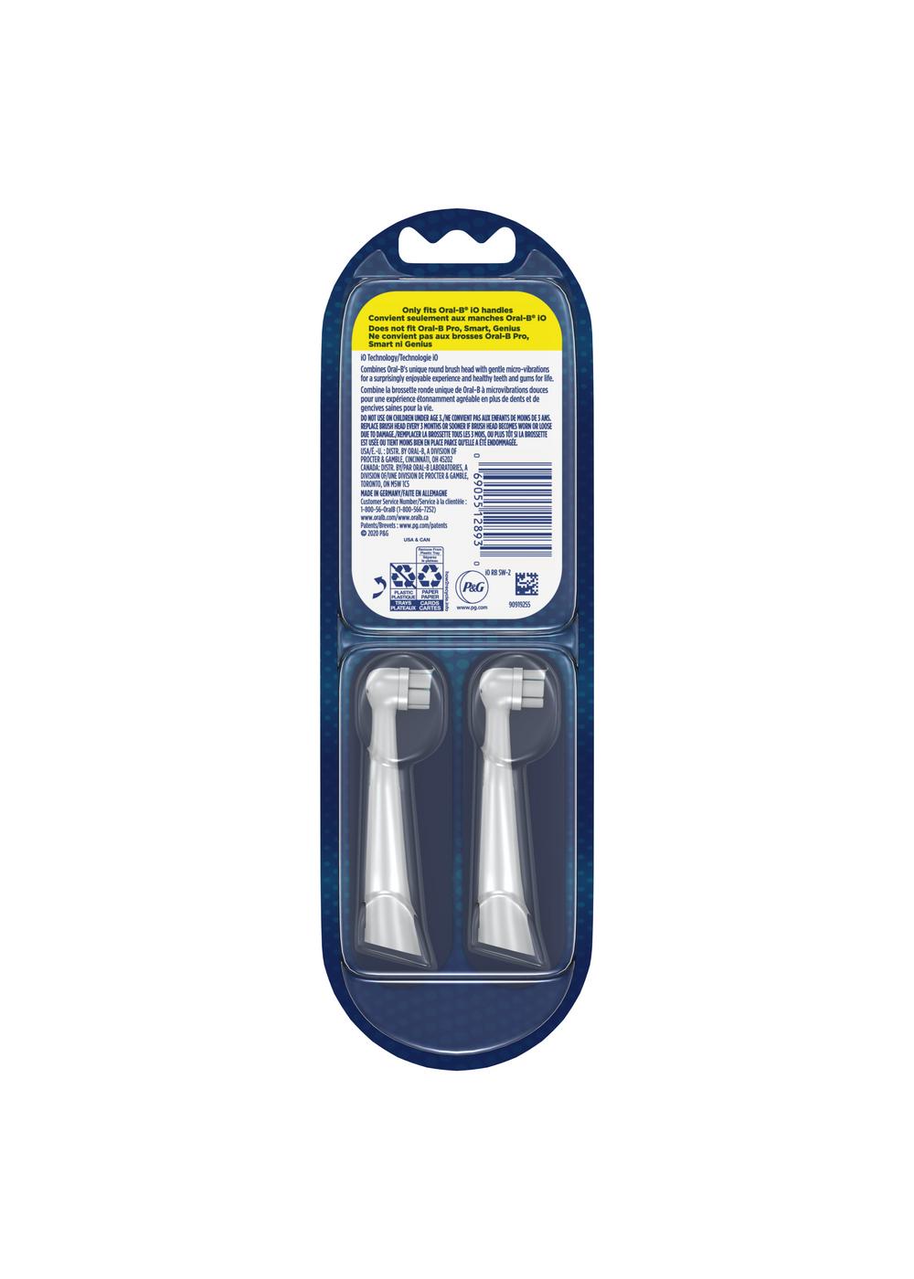 Oral-B iO Gentle Care Replacement Electric Toothbrush Heads; image 2 of 3