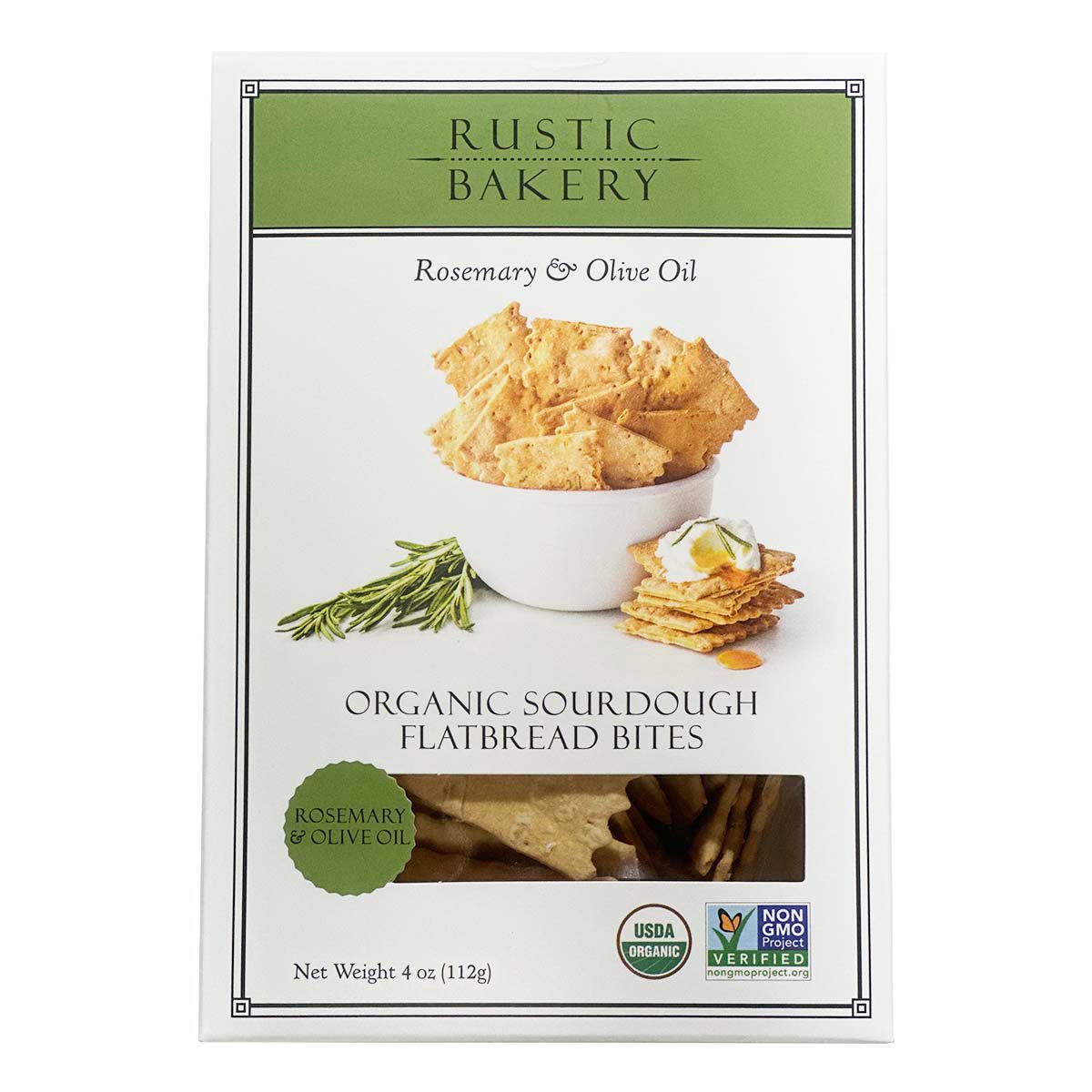 Rustic Bakery Rosemary & Olive Oil Sourdough Flatbread - Shop Crackers ...