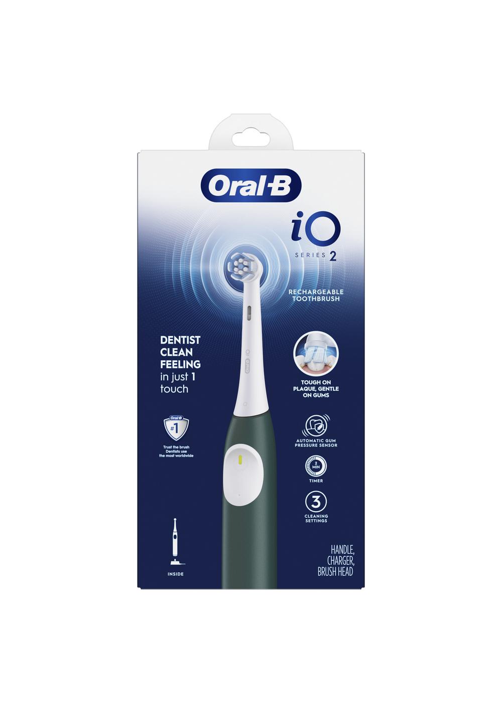 Oral-B iO Series 2 Rechargeable Toothbrush - Green; image 1 of 10